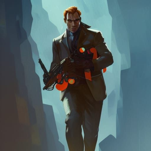 Sam Claflin as James Bond Concept Art