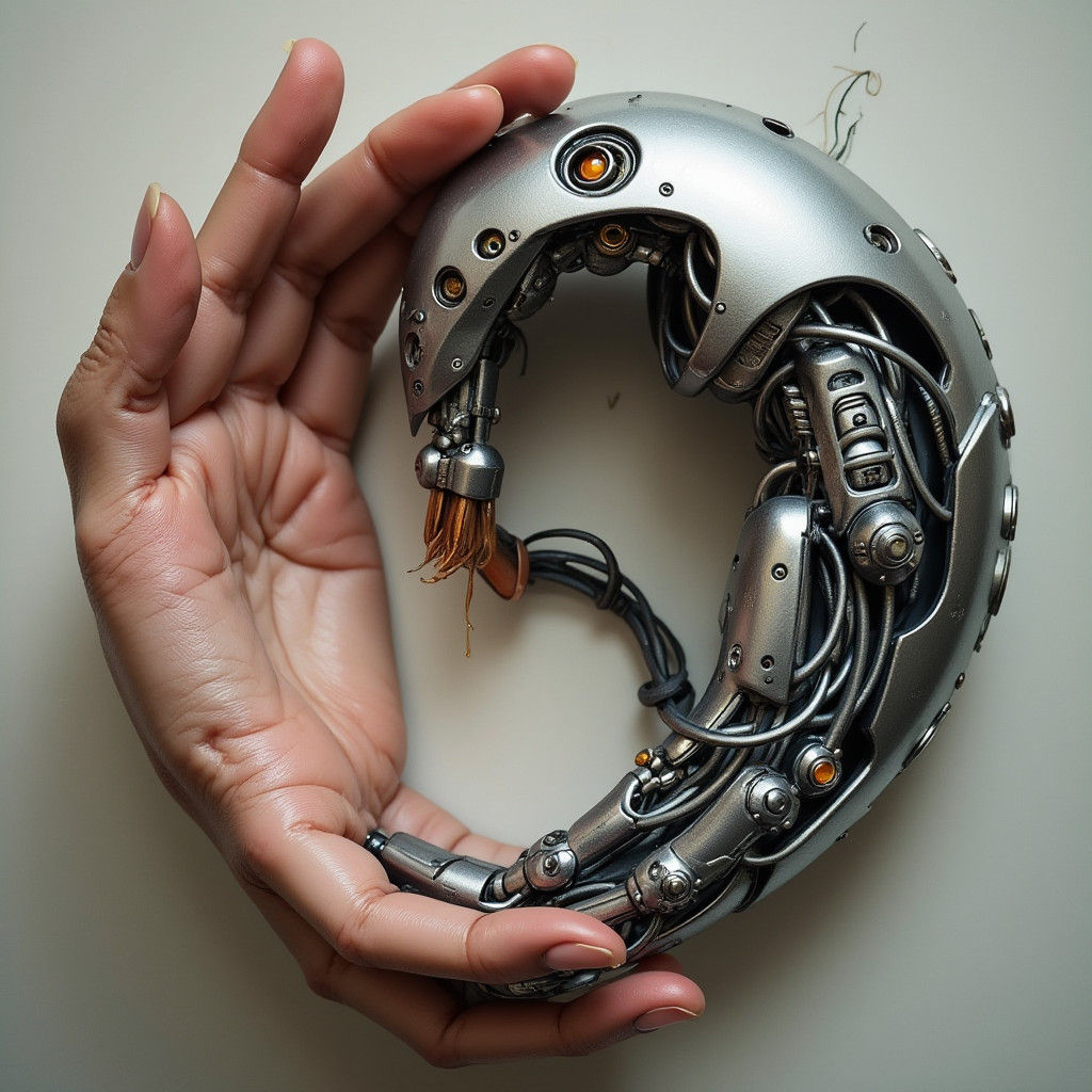 Yin Yang: Human and Robotic Hands in Harmony