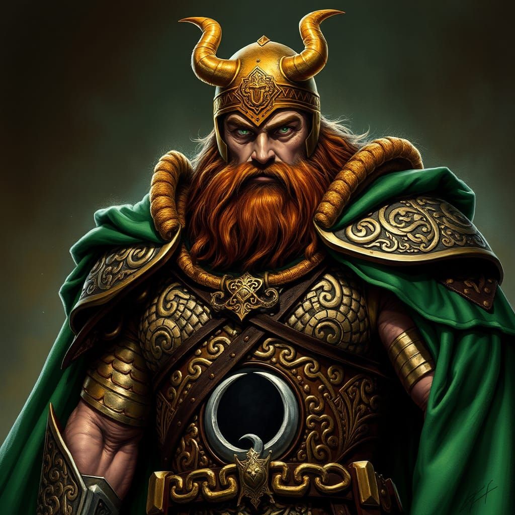 Gwynn ap Nudd, could be a towering figure, standing at around 6'5" with a rugged, battle-hardened physique. He could wea...