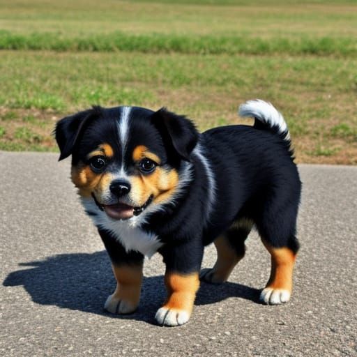Adorable Puppy Portrait