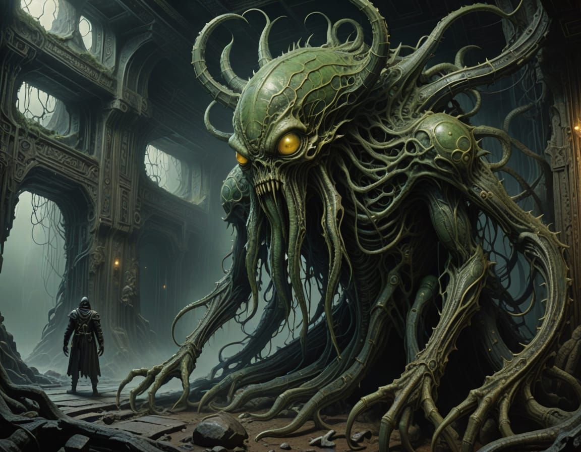 Lovecraftian Cryptid: Shape-Shifting Fifth Dimension Horror