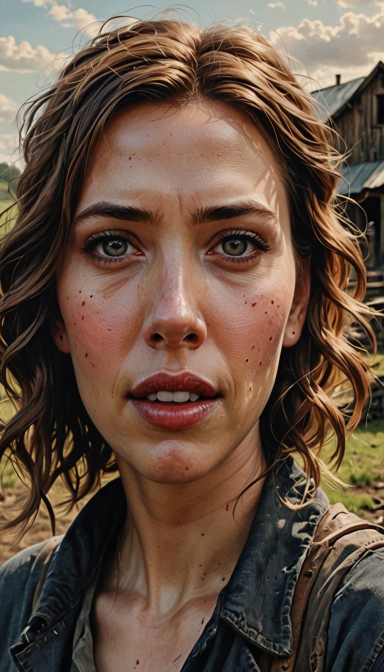 Hyperrealistic Portrait of a Dark Fairy Woman