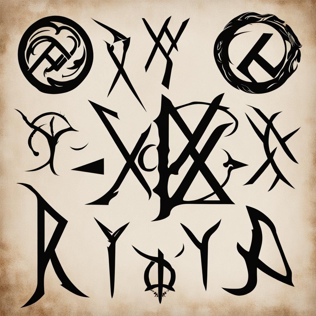 Detailed Shadowhunter Runes Collection