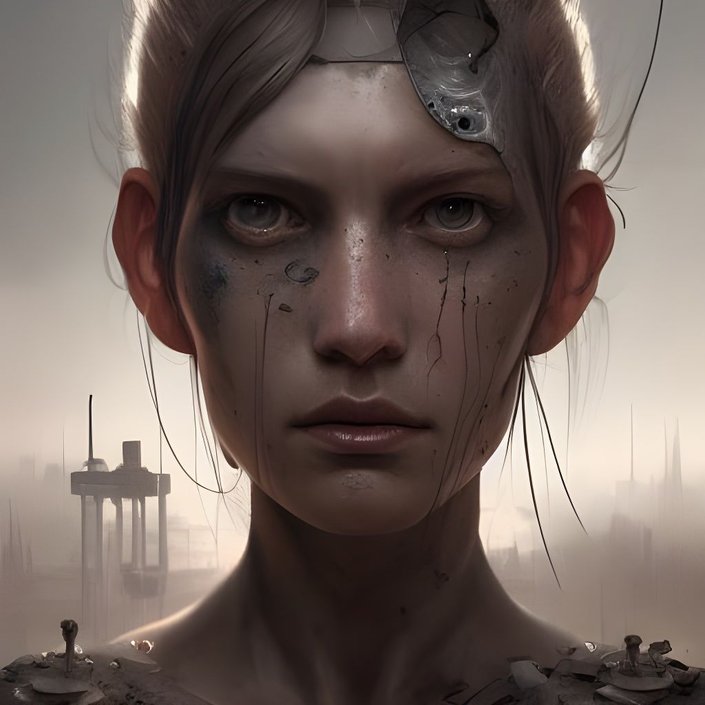 Degenesis Spitalian Sabine Perret Portrait in Dystopian Styl...