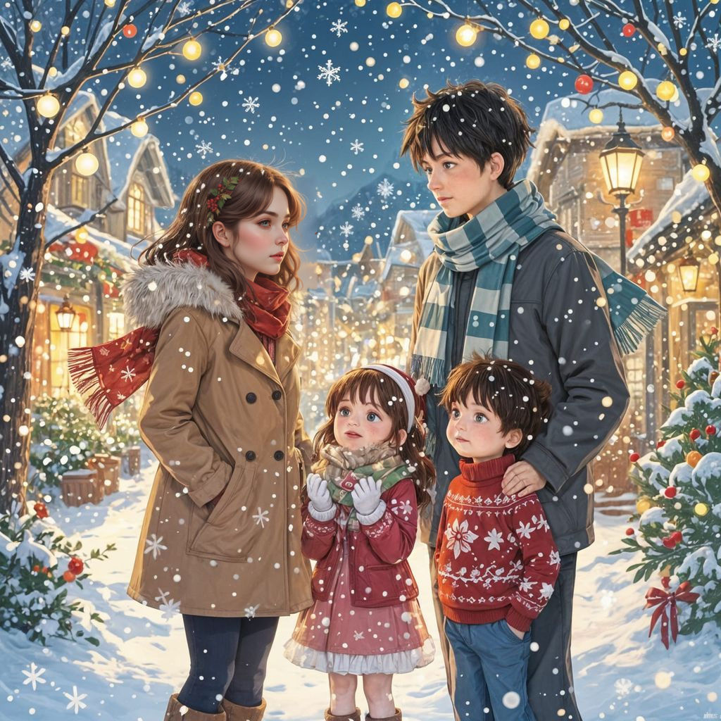 Magical Christmas Family Gathering in Ukrainian