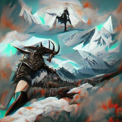 Skyrim Landscape Generated by AI