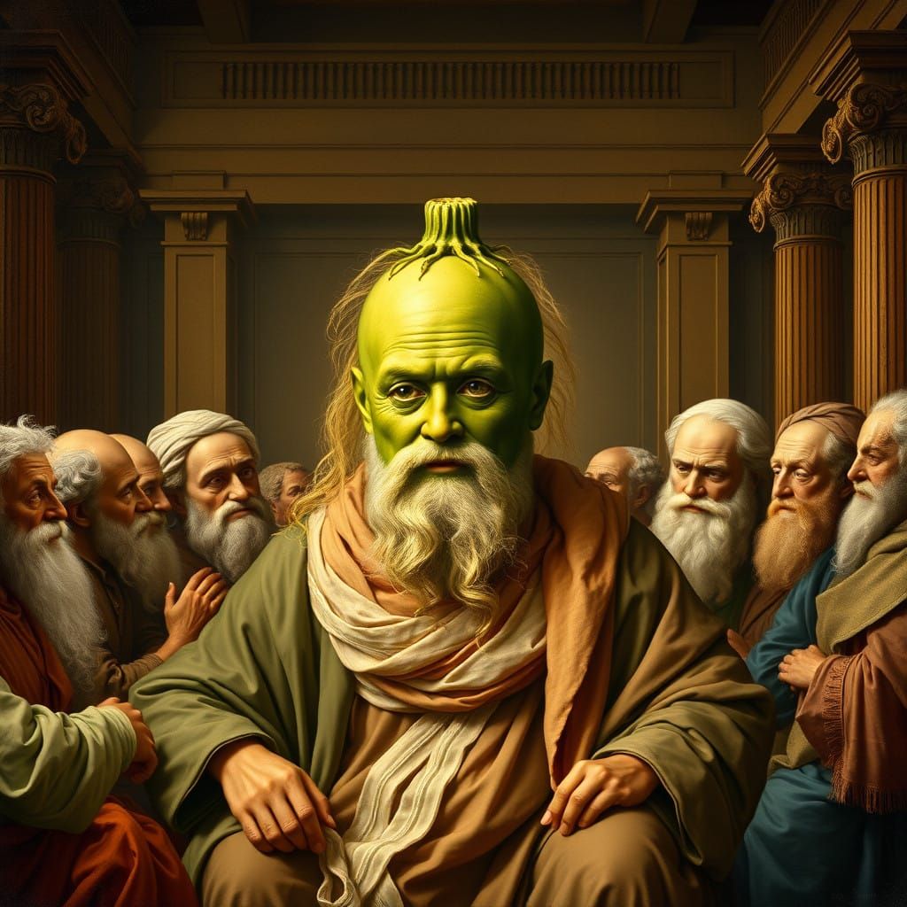 Giant Zucchini Embodies Plato in Renaissance-Inspired Master...