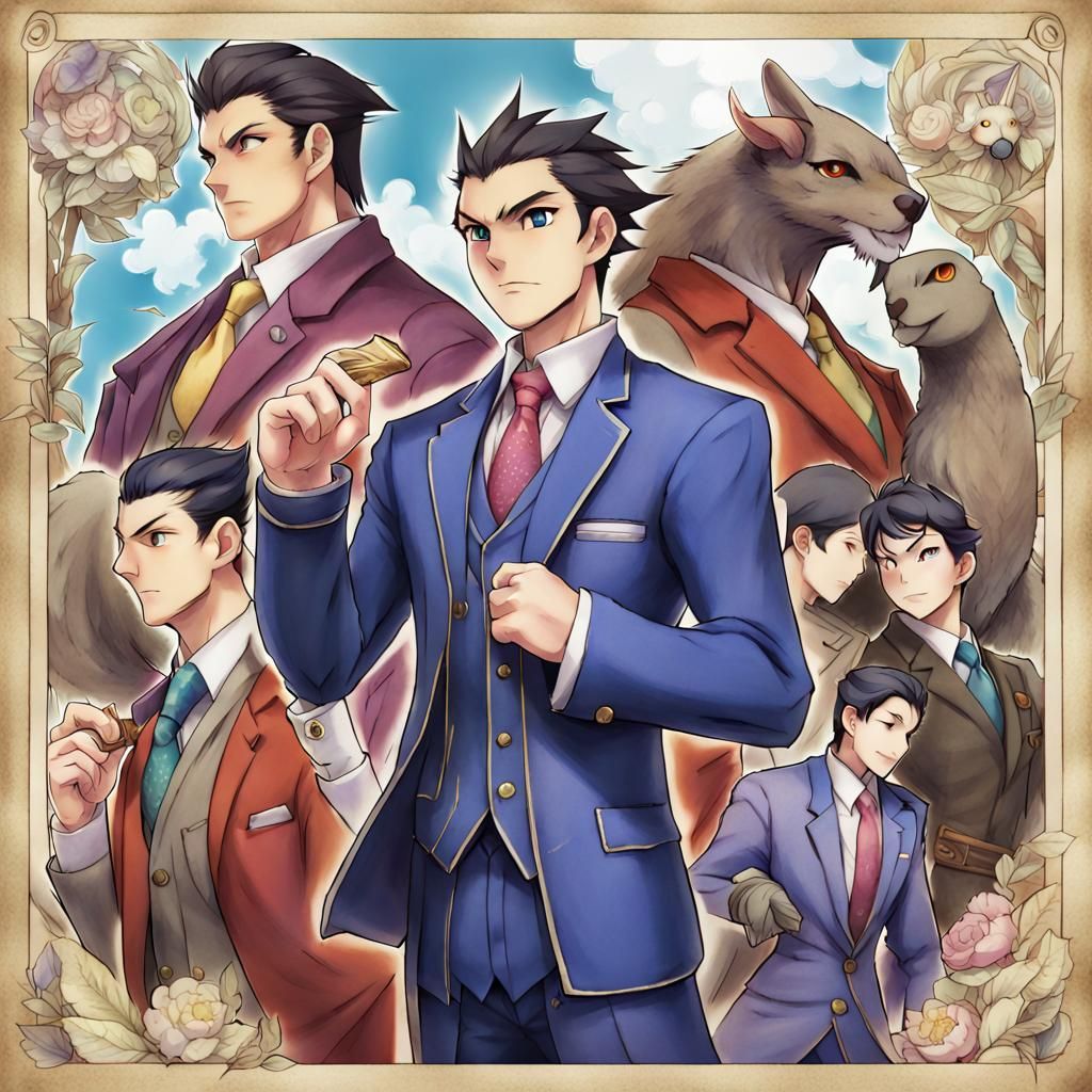 Bestiary Meets Courtroom: An Artistic Fusion