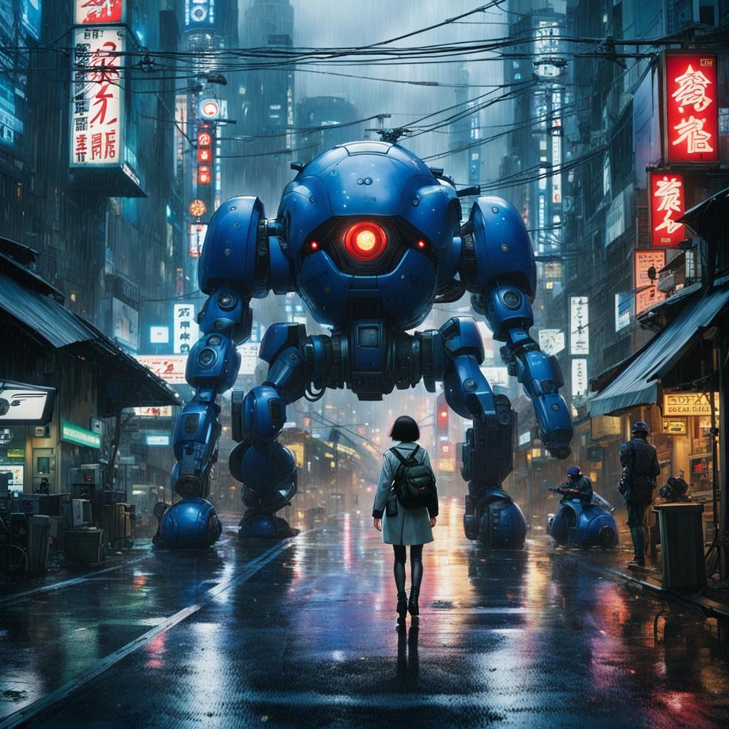 Facing the Tachikoma