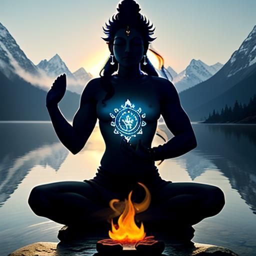 Shiva Meditation with Chakras and Elemental Forces
