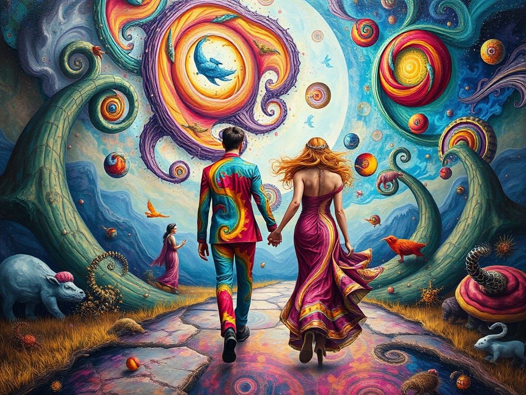 Stepping into a Vibrant Dreamscape