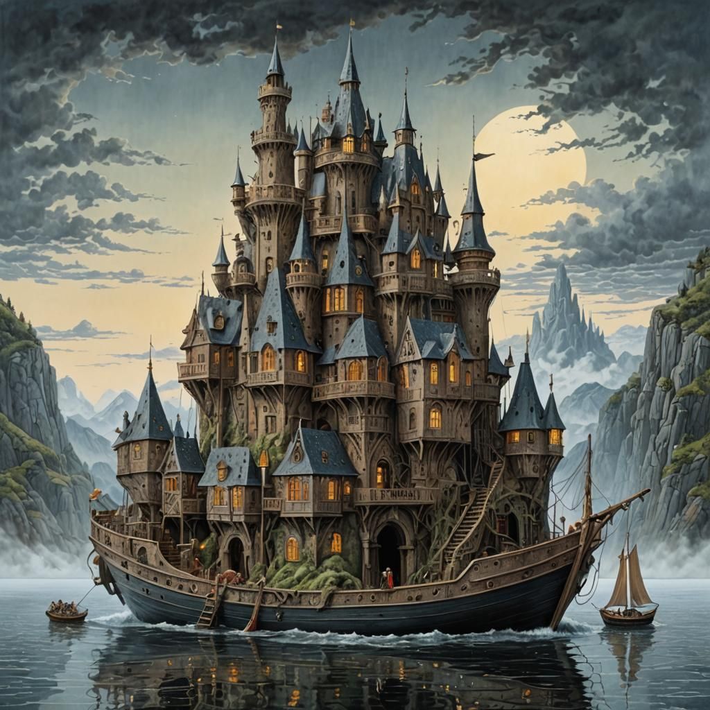 The floating castle