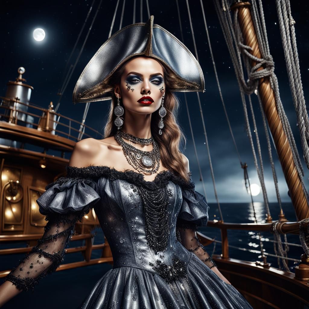 Professional ultra-realistic hyper-detailed high fashion Vog...