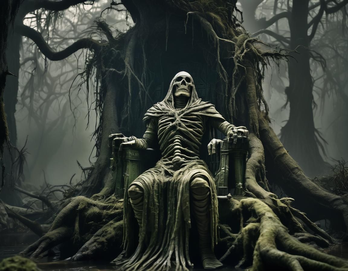 Swamp Mummy King on Twisted Throne