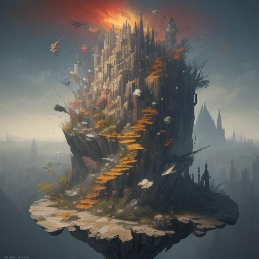 Dynamic Mixed Media Collage with Vintage Elements