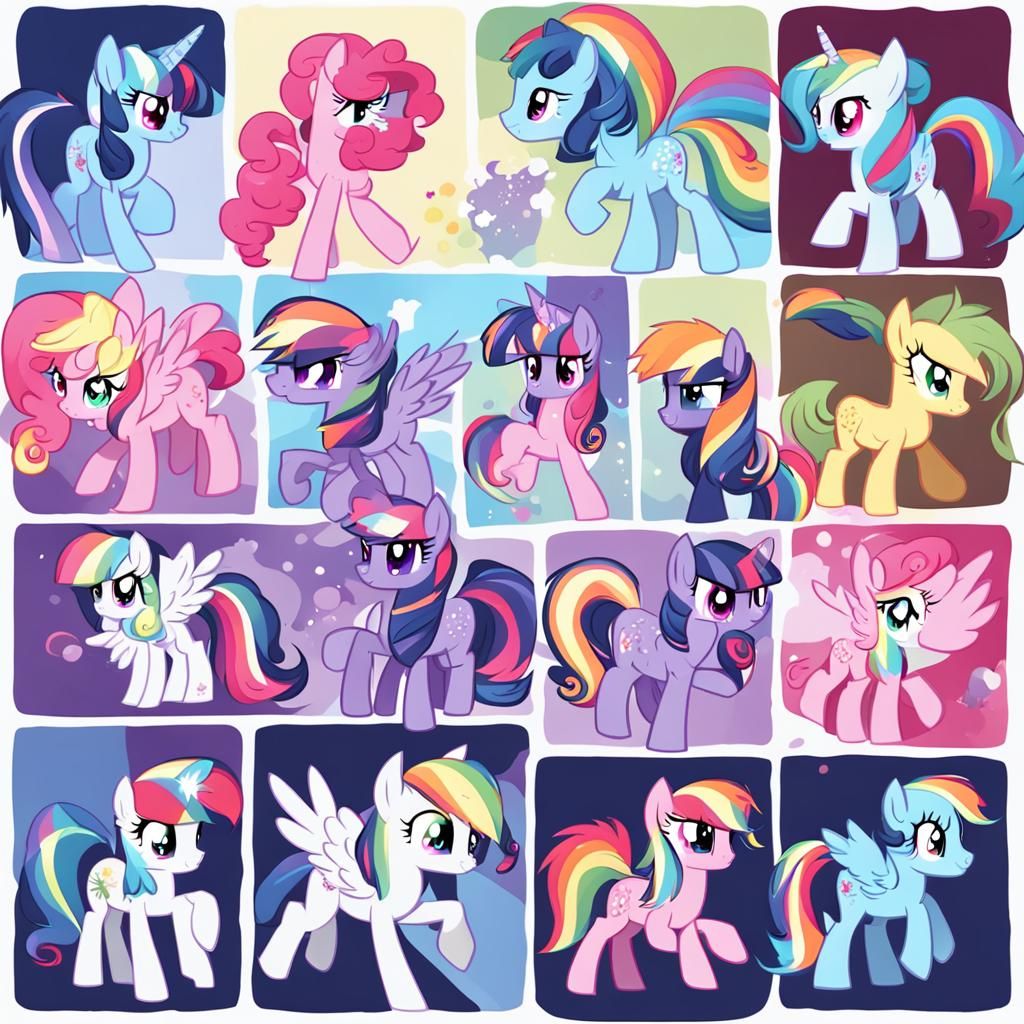 My Little Pony OC in Anime Style