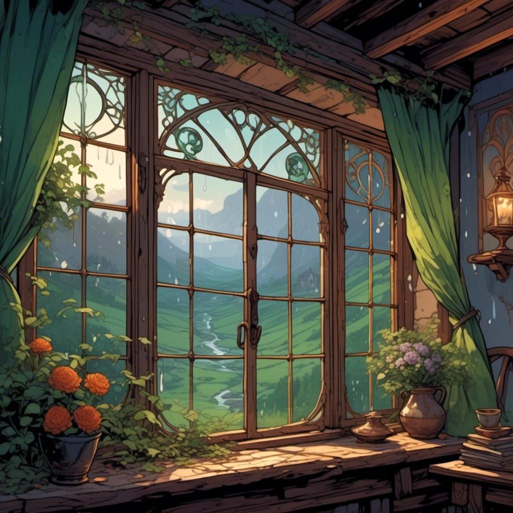 Poem Overlaid with LoRA Model