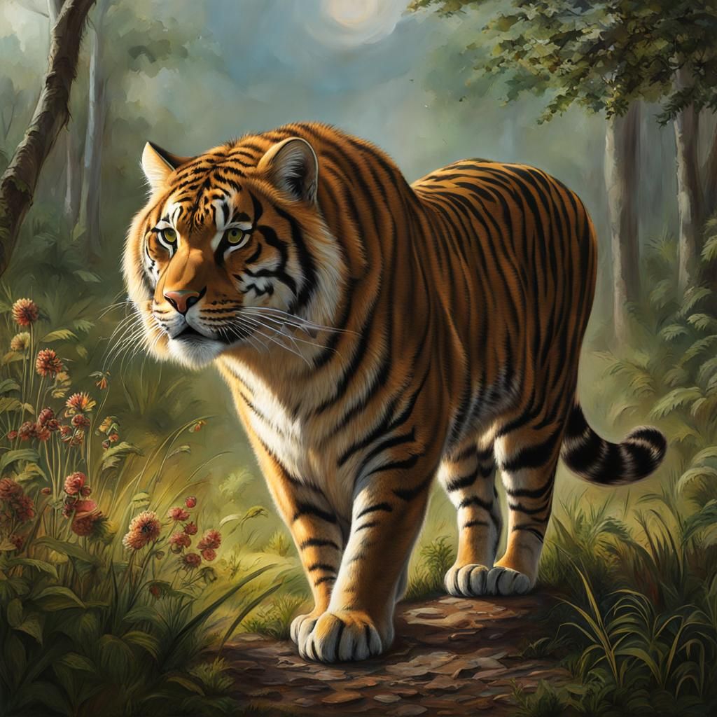 Majestic Big Cat Generated by AI