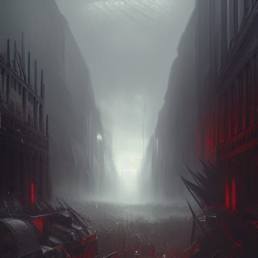 Dark Fantasy Art: The Fall of the Third Reich