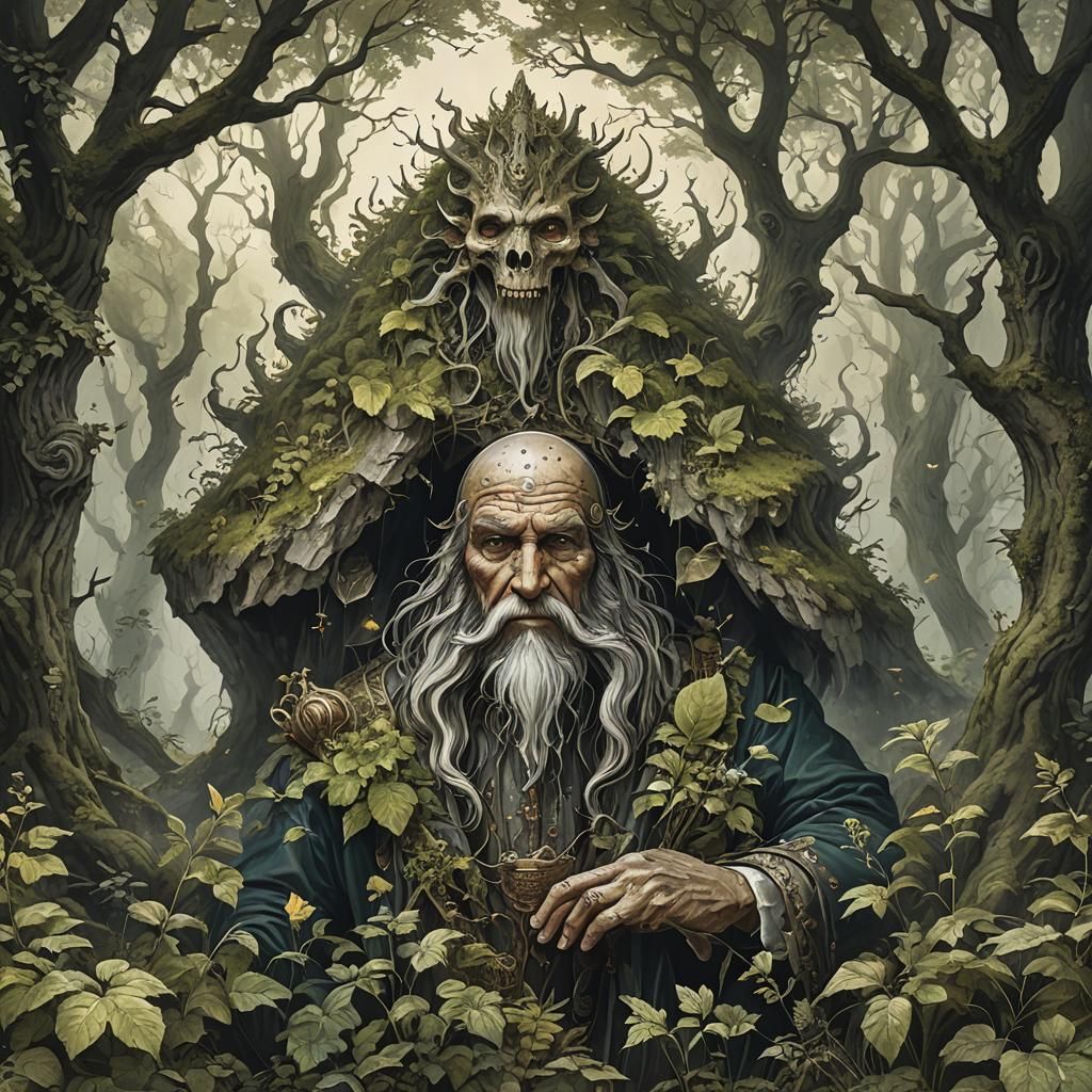 Fantasy Scene of Overwhelming Emotions