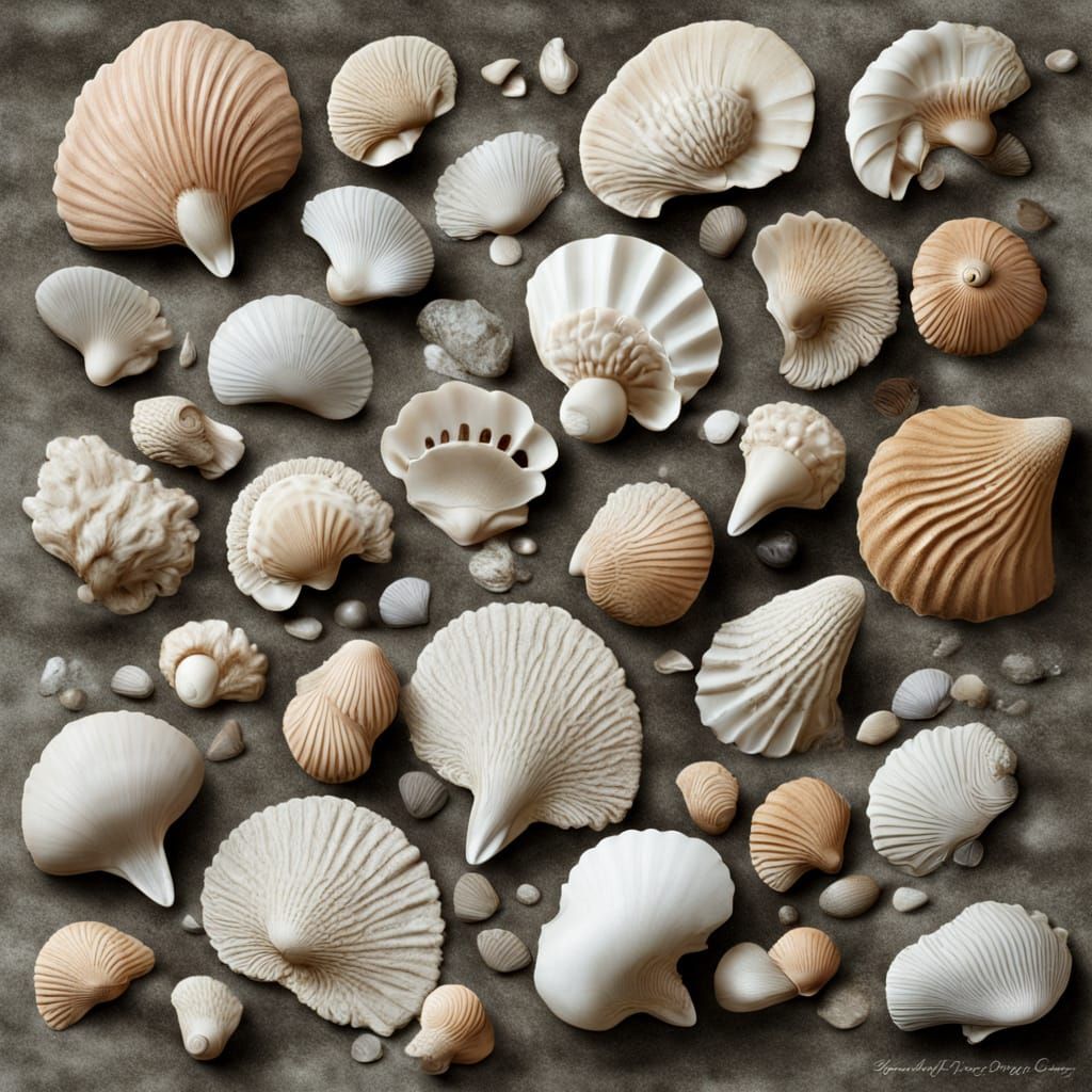 Intricate Shell Art Creations