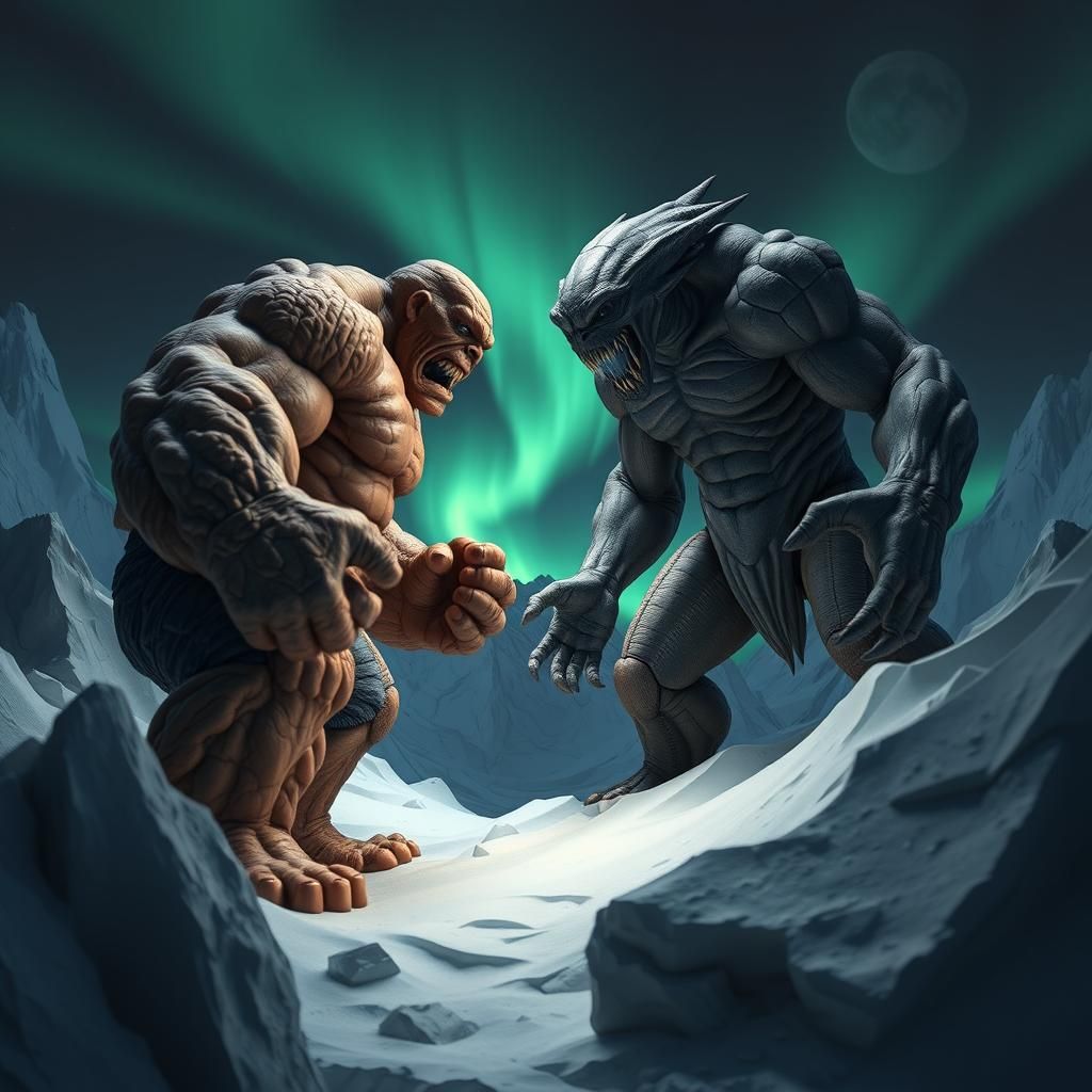 The Thing vs. The Thing: 3D Arctic Sculpture