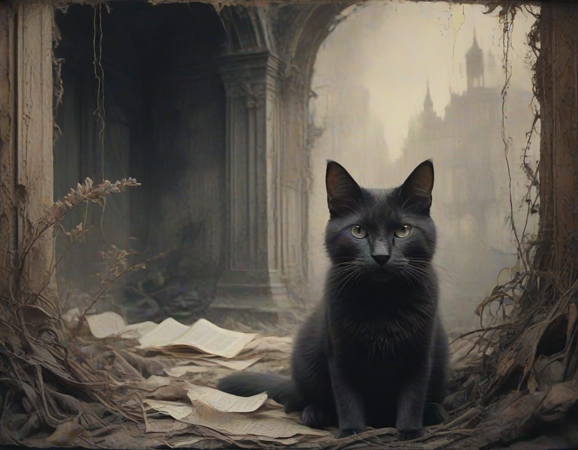 Ethereal Whispers of Detachment in Gothic Psychedelia