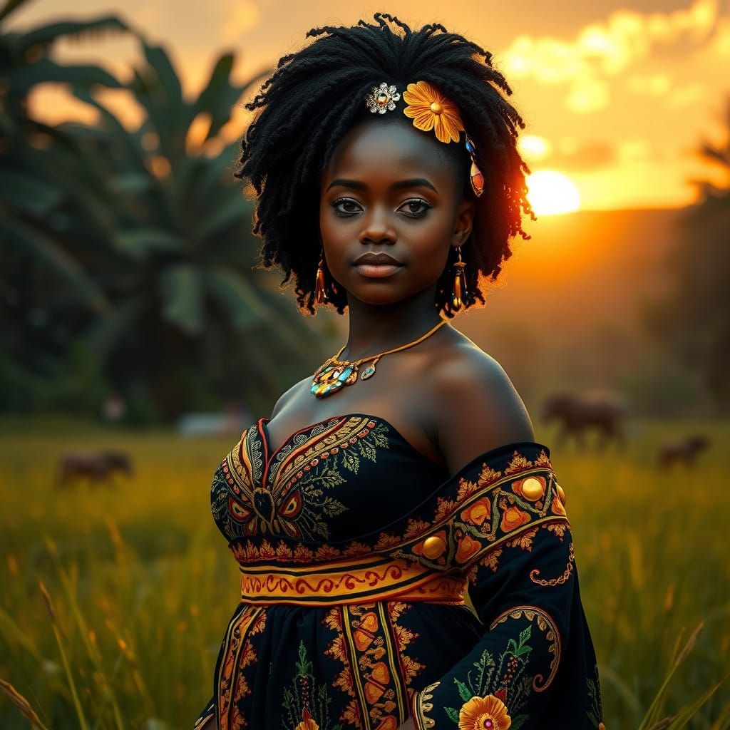 Beautiful Lady from Uganda 🇺🇬