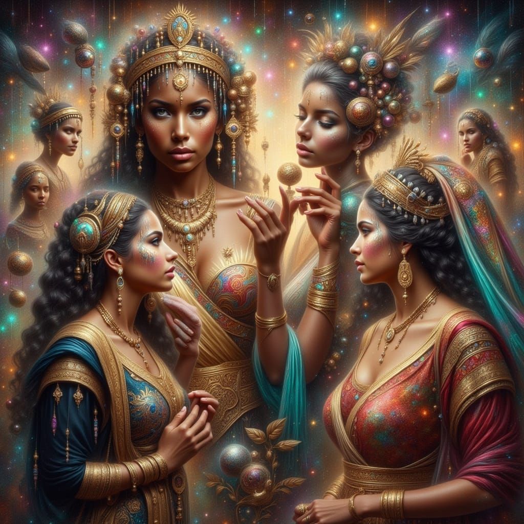 Evolution of Identity in Enchanting Artwork