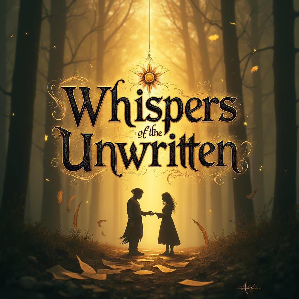 Dreamlike Scene with Whispers of the Unwritten