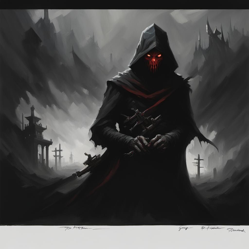 Daunting Red Fiend in Sinister Style