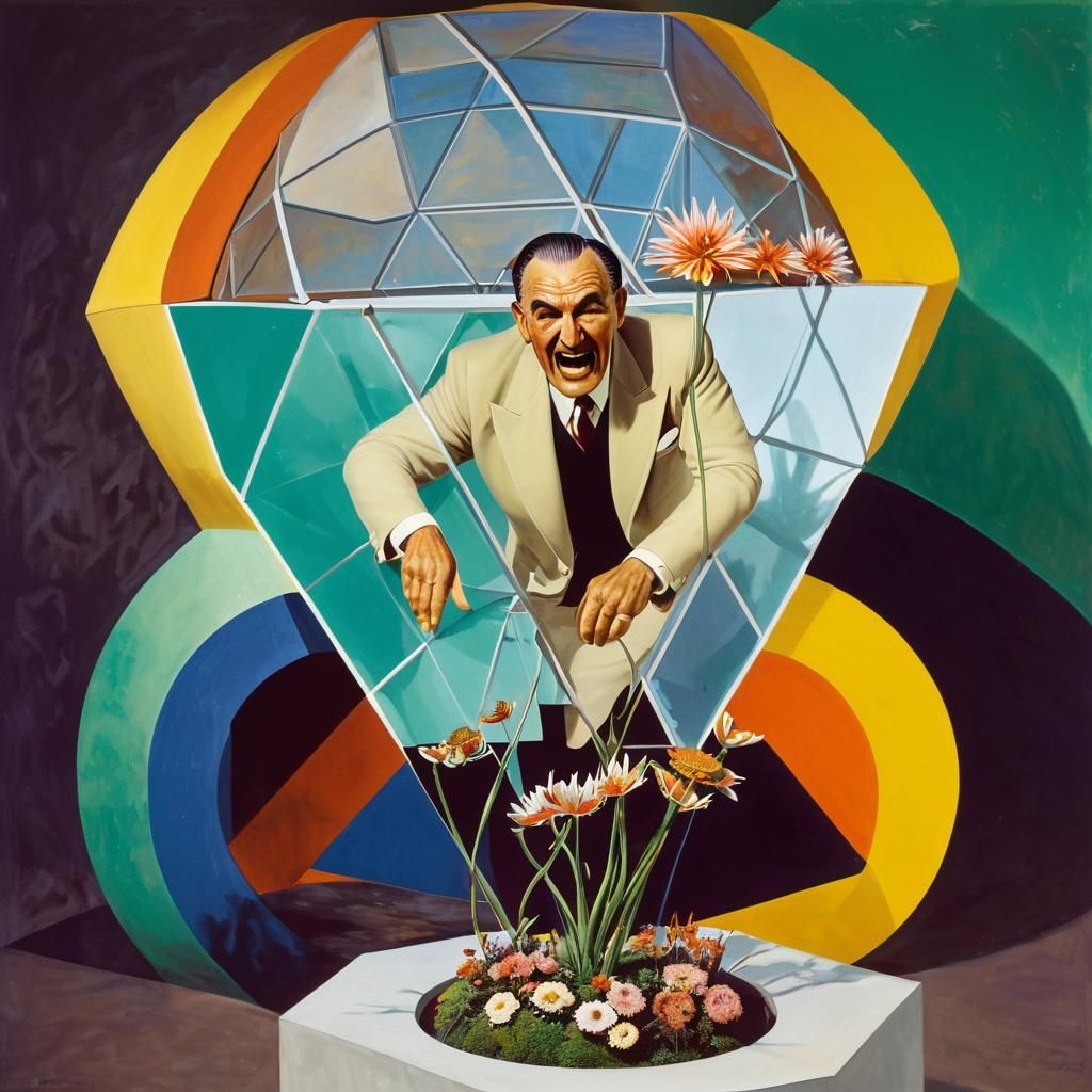 Oh, no; some crazy Italian is bullying his way through my precious hologram...