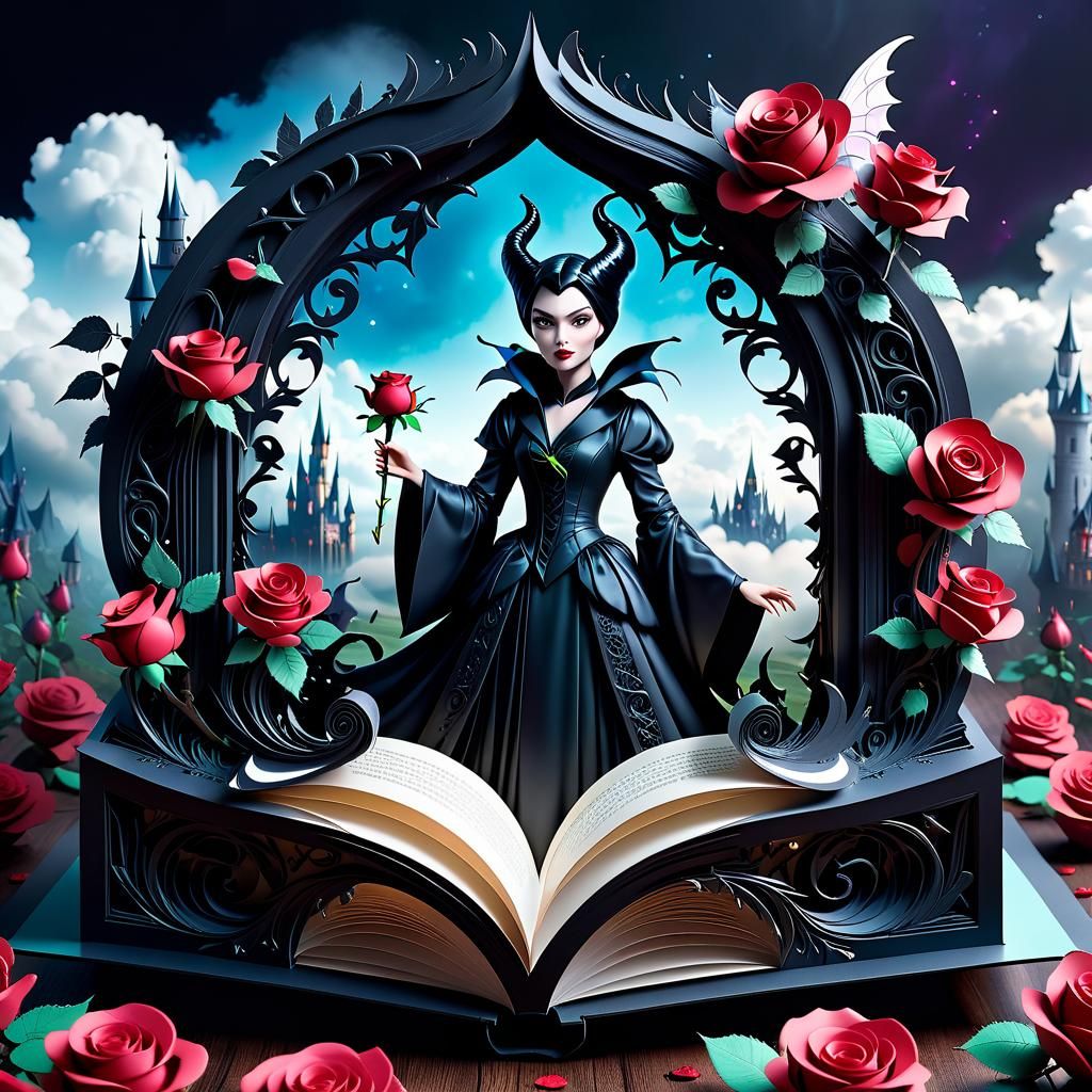 Pop up book - Maleficent