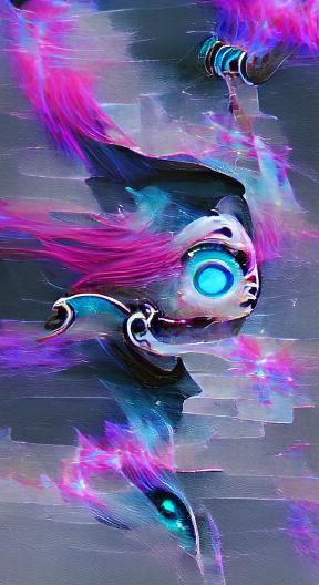 Jinx from Arcane Digital Art