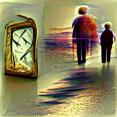 Abstract Concept Realized By AI Image Generator