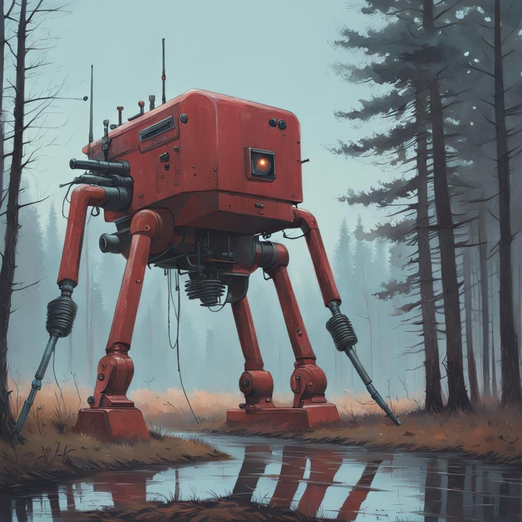 Sci-Fi Raygun Gothic Terminator