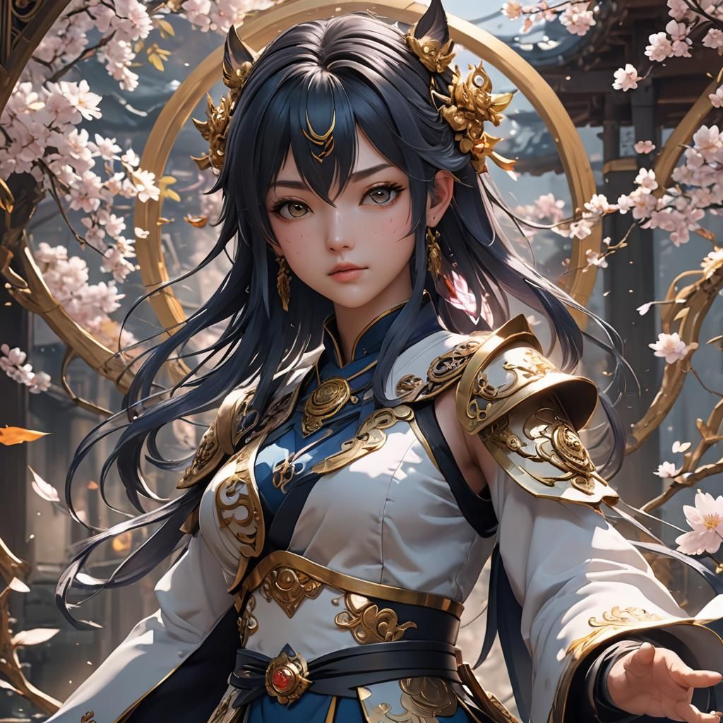 Anime Karma: Detailed 3D Art in 8K