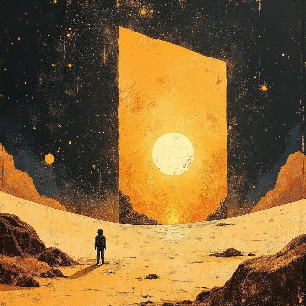 Explorer Finds Ancient Artifact on Alien Planet