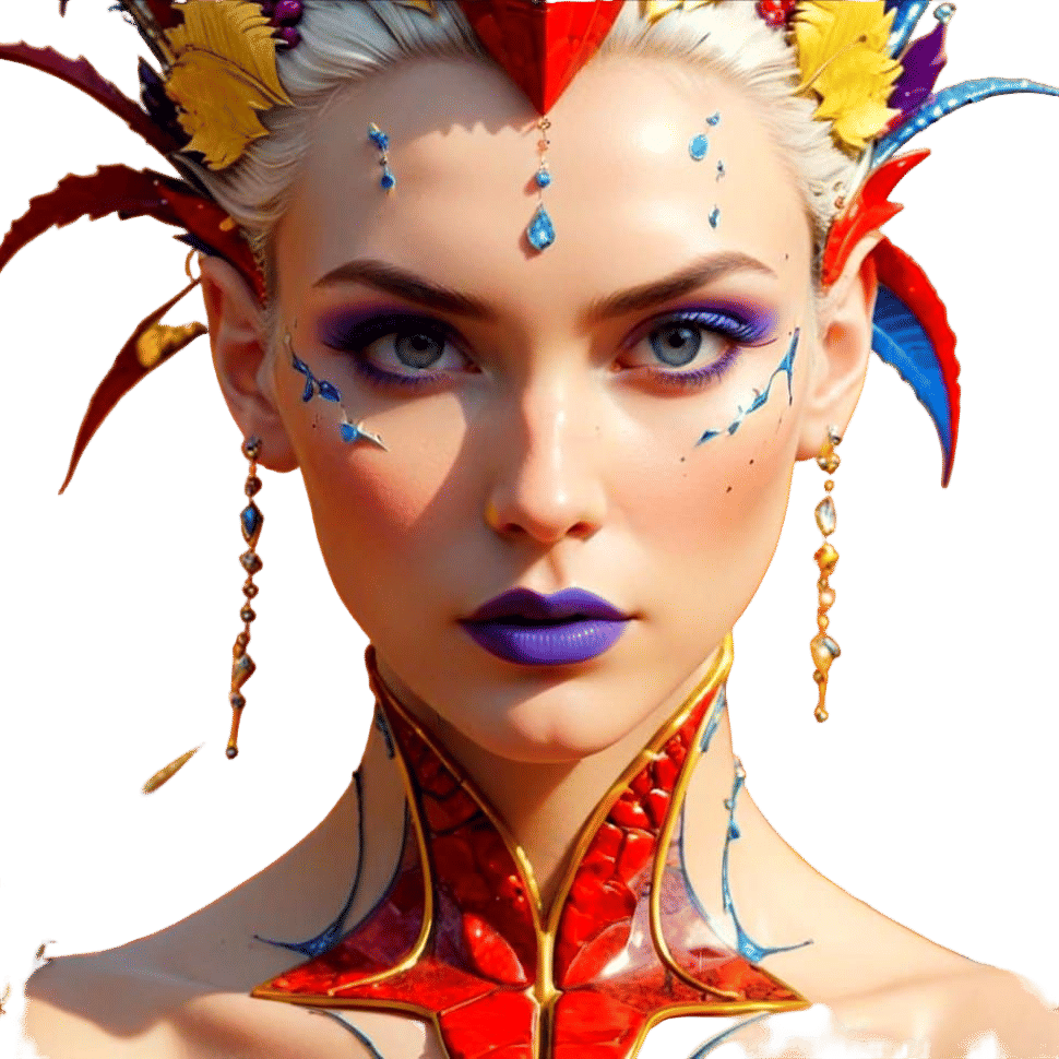 Glamorous, Photorealistic, Maximalist Rock Landscape with Vi...