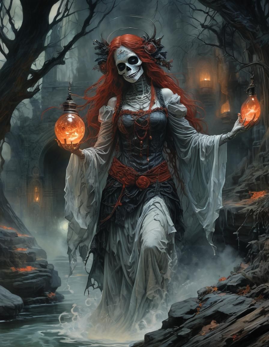 La Dia de los Muertos Figure in Rivendell