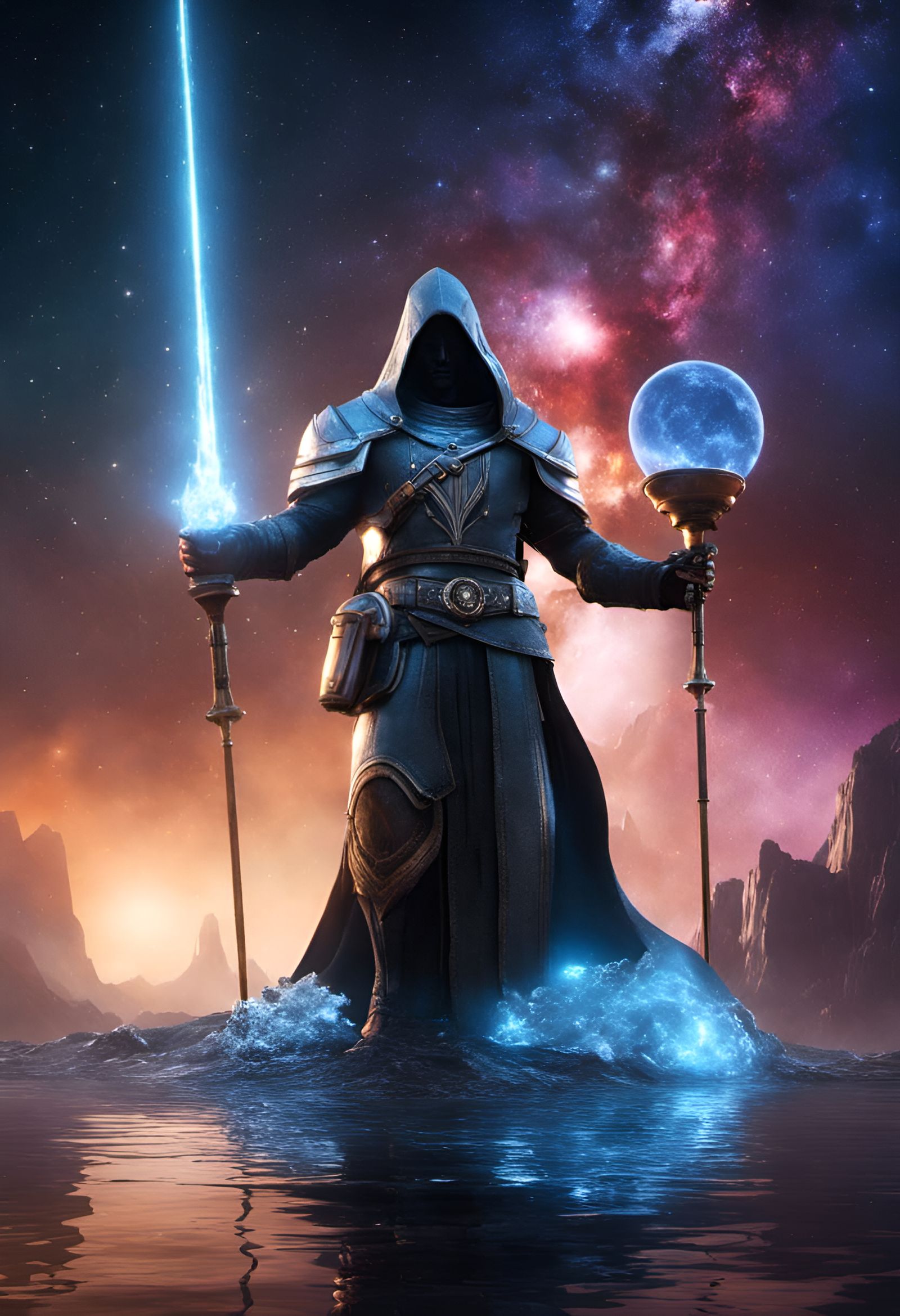 Cosmic Lord of the Arcane in 3D