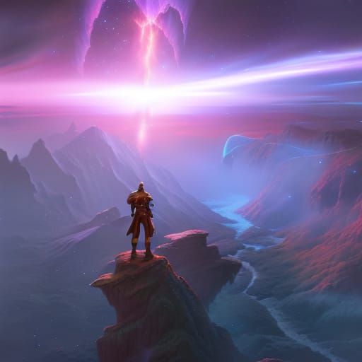 Cosmic Horror in Cyberpunk Style