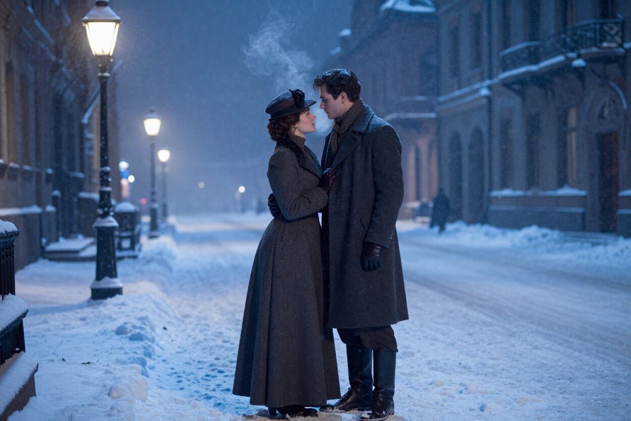 Romantic Melancholy in a Frozen City Film Still