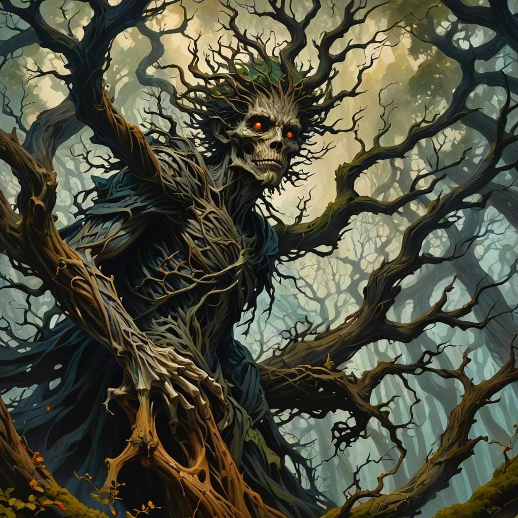 Dark Fantasy Art: Magical Bullying in 8K