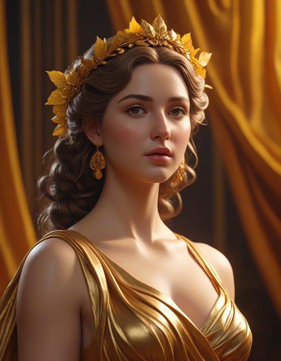 Aphrodite Wax Sculpture: Hyperrealistic Fantasy Art