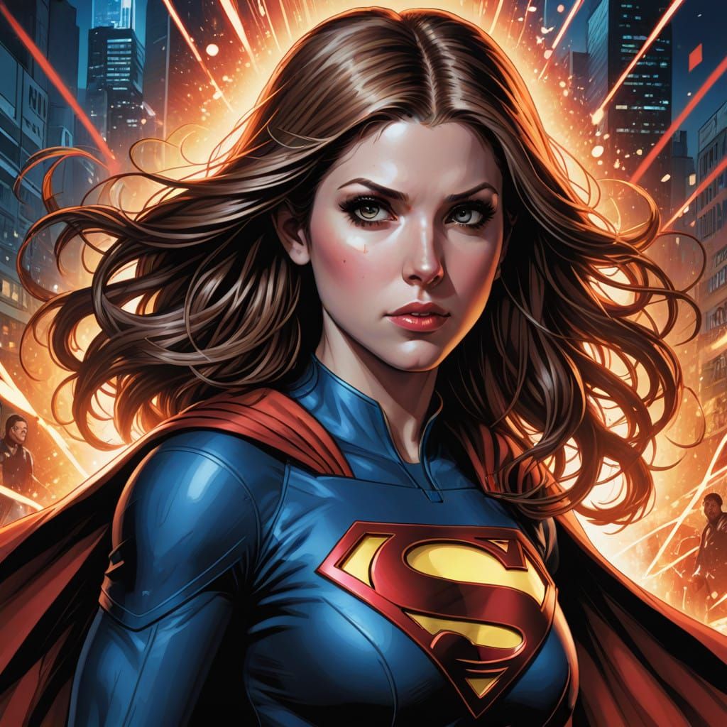 Anna Kendrick as Cyberpunk Supergirl