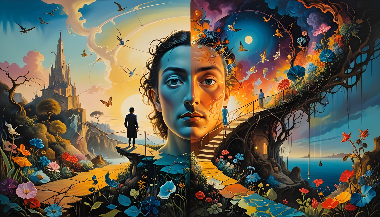 Duality in Consciousness: A Vivid Landscape