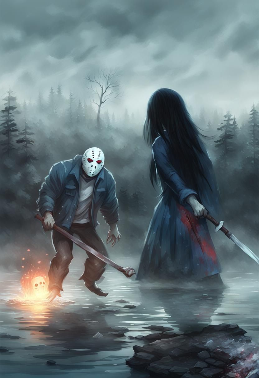 Sadako vs Jason Voorhees: 3D Anime Battle