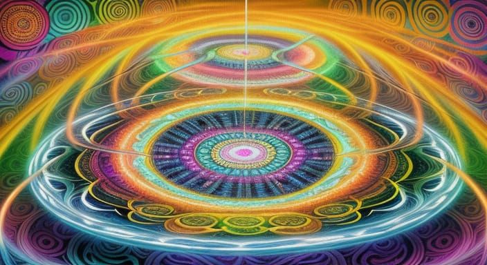 Kaleidoscopic Garden of Energy and Light