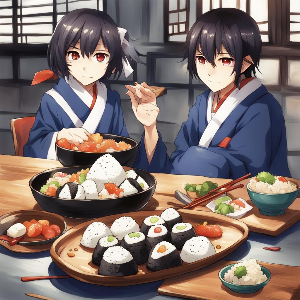 Anime Style Onigiri Key Visual